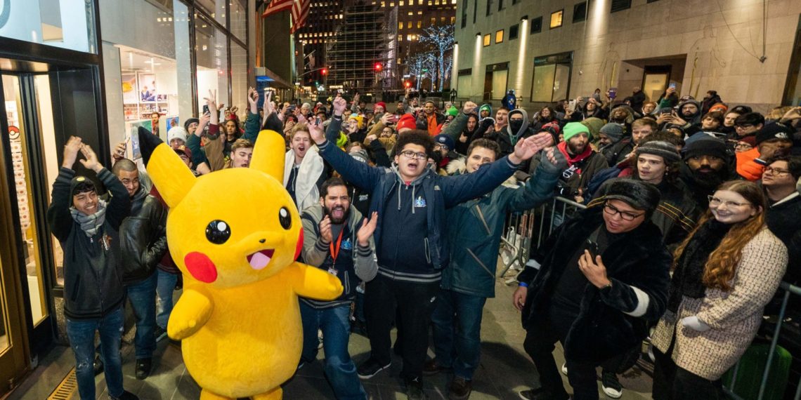 Photos of the Pokémon Sword and Pokémon Shield Launch Event at Nintendo NY Store Are Available on Business Wire’s Website