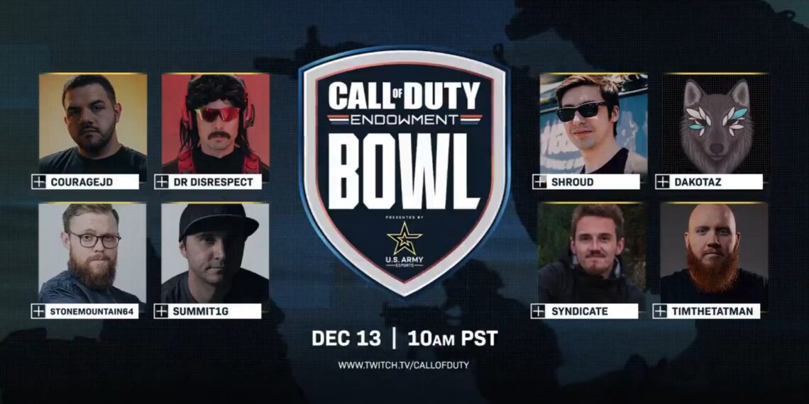 The Call of Duty Endowment and U.S. Army Esports Announce the Inaugural CODE Bowl on December 13