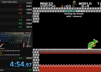 Niftski Makes History With The First 4:54 in Super Mario Bros.